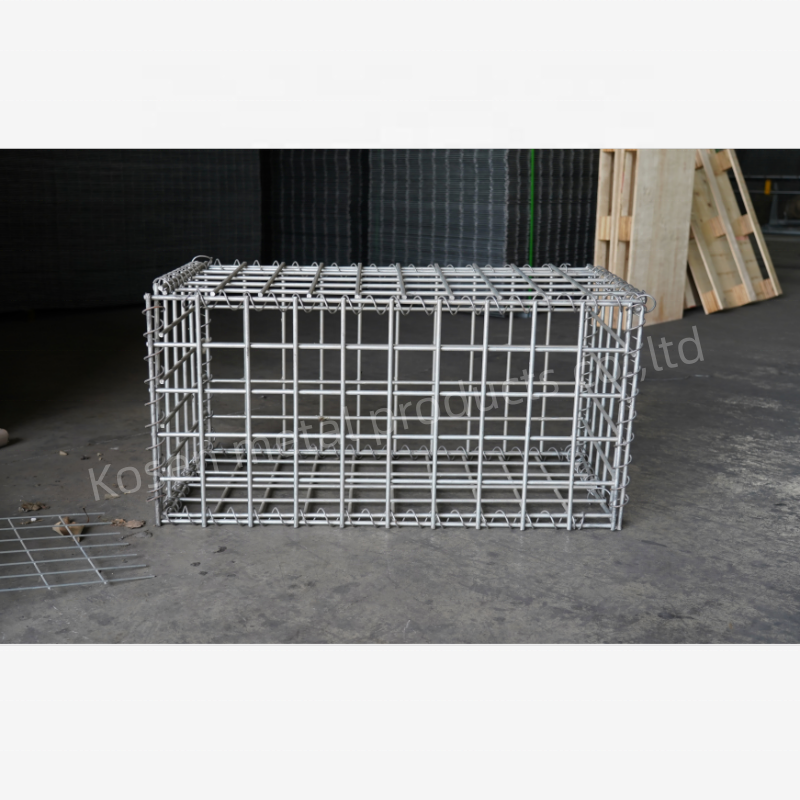 Electric Wire Mesh Gabion Box 2x1x1 for Hot Dipped Galvanized Coating Protection