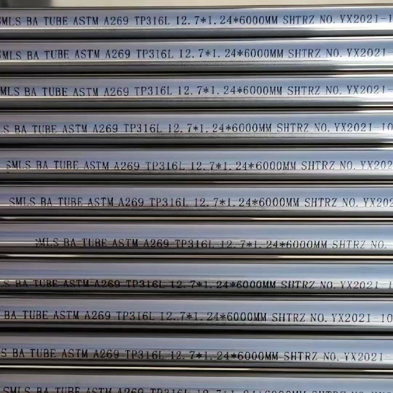 Bright Annealed AP BA EP Stainless Steel Pipe TP316L SS Pipe Precision Tube