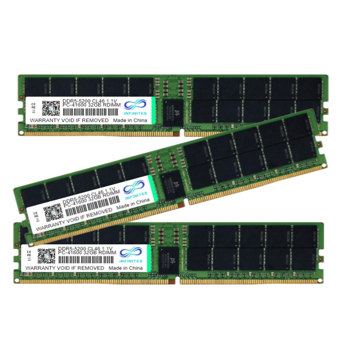 Original Chips DDR5 5200MHz R-DIMM 32GB Server Ram High Performance
