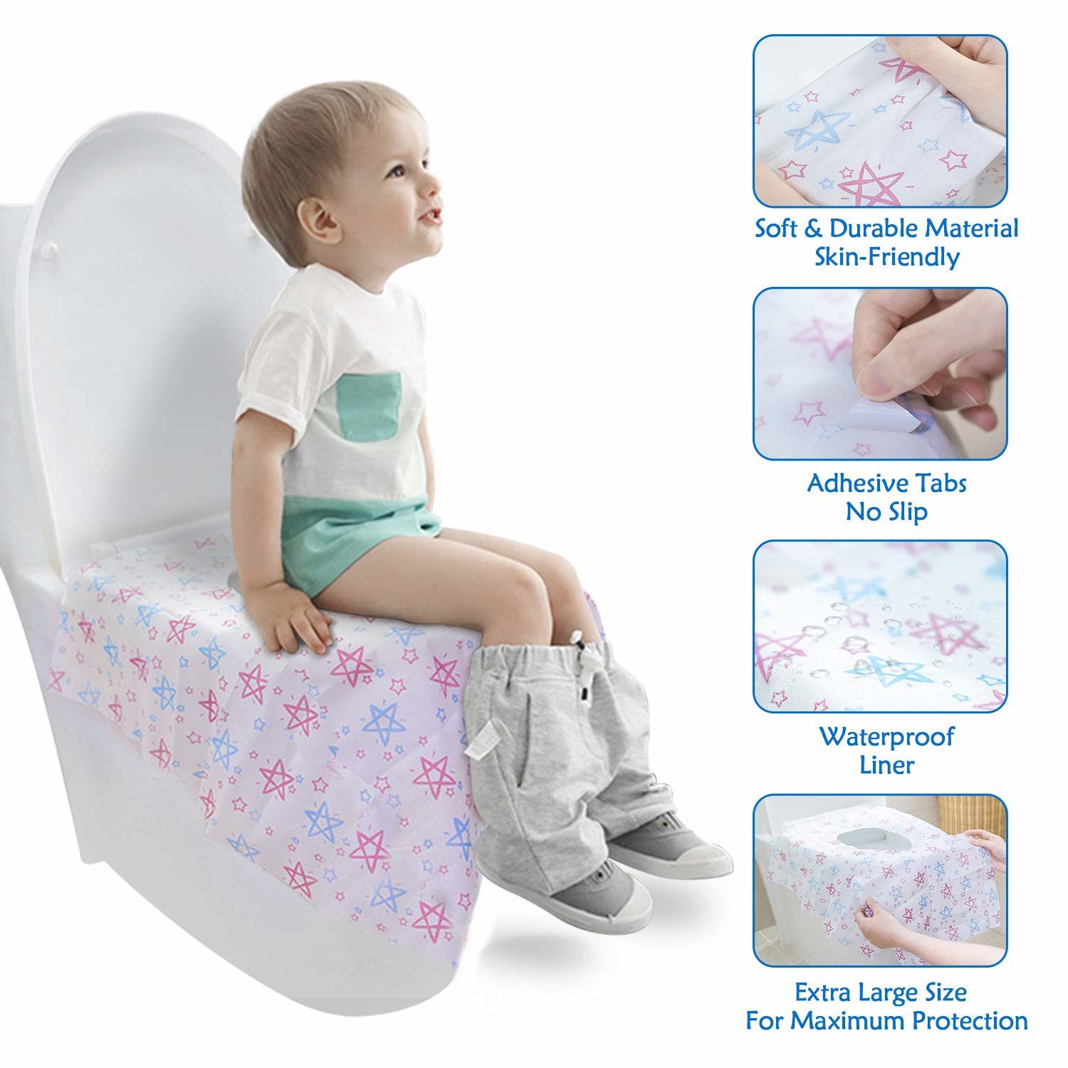 Rectangular Disposable Toilet Seat Cover Travel One Time Toilet Seat Cover