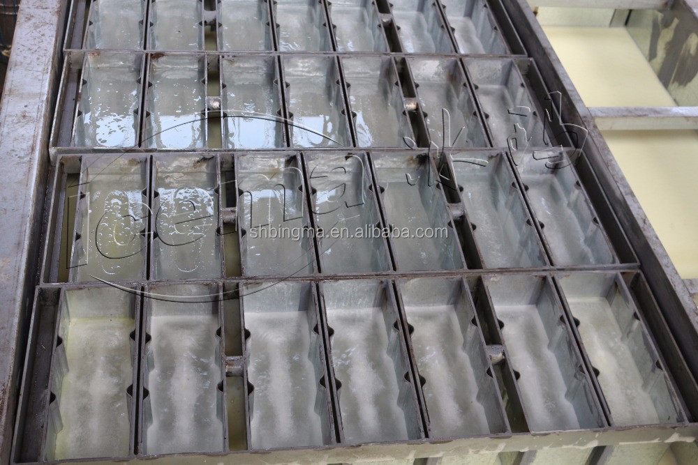 CE 15 Ton Industrial Block Ice Maker Machine 70.5KW 380V