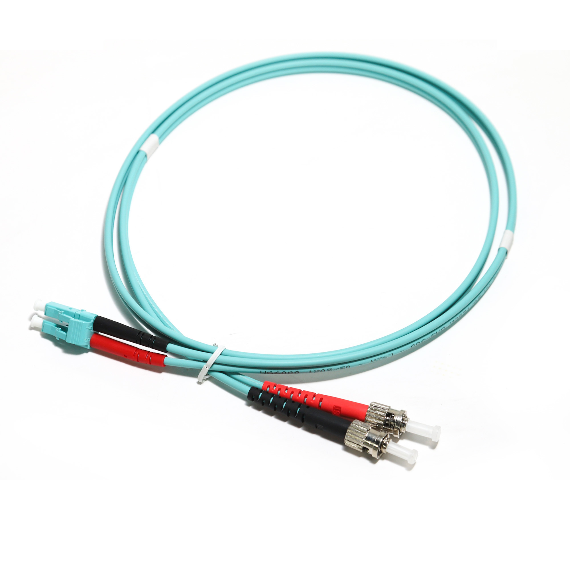 10G LC-ST Duplex Multimode Fiber Optic Cord OD3.0 OM3 0.8M 1.5M 2M For WLAN LAN