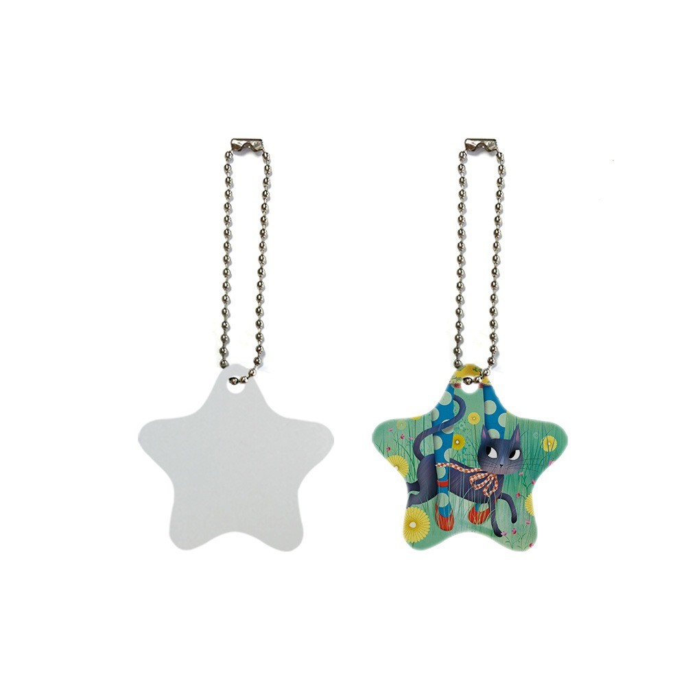 Cute Cartoon Pendant Creative Dog Tag Sublimation Blanks Custom Sublimation Blank