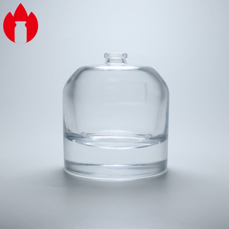 90ml Clear Cosmetic Perfume Moulded Glass Bottle