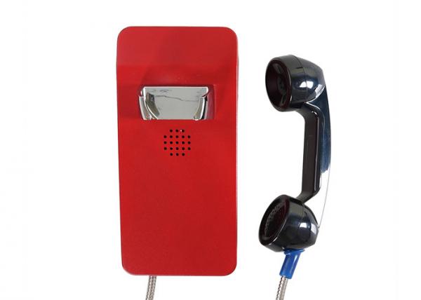Quality Red Vandal Resistant Telephone Desk Mounting Ip66 GSM Sip Waterproof 2 Years Warranty for sale