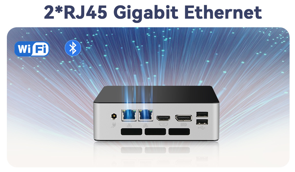 Intel Core I7 1255U 12th Gen Mini PC DDR5 64GB With Dual LAN And HDMI
