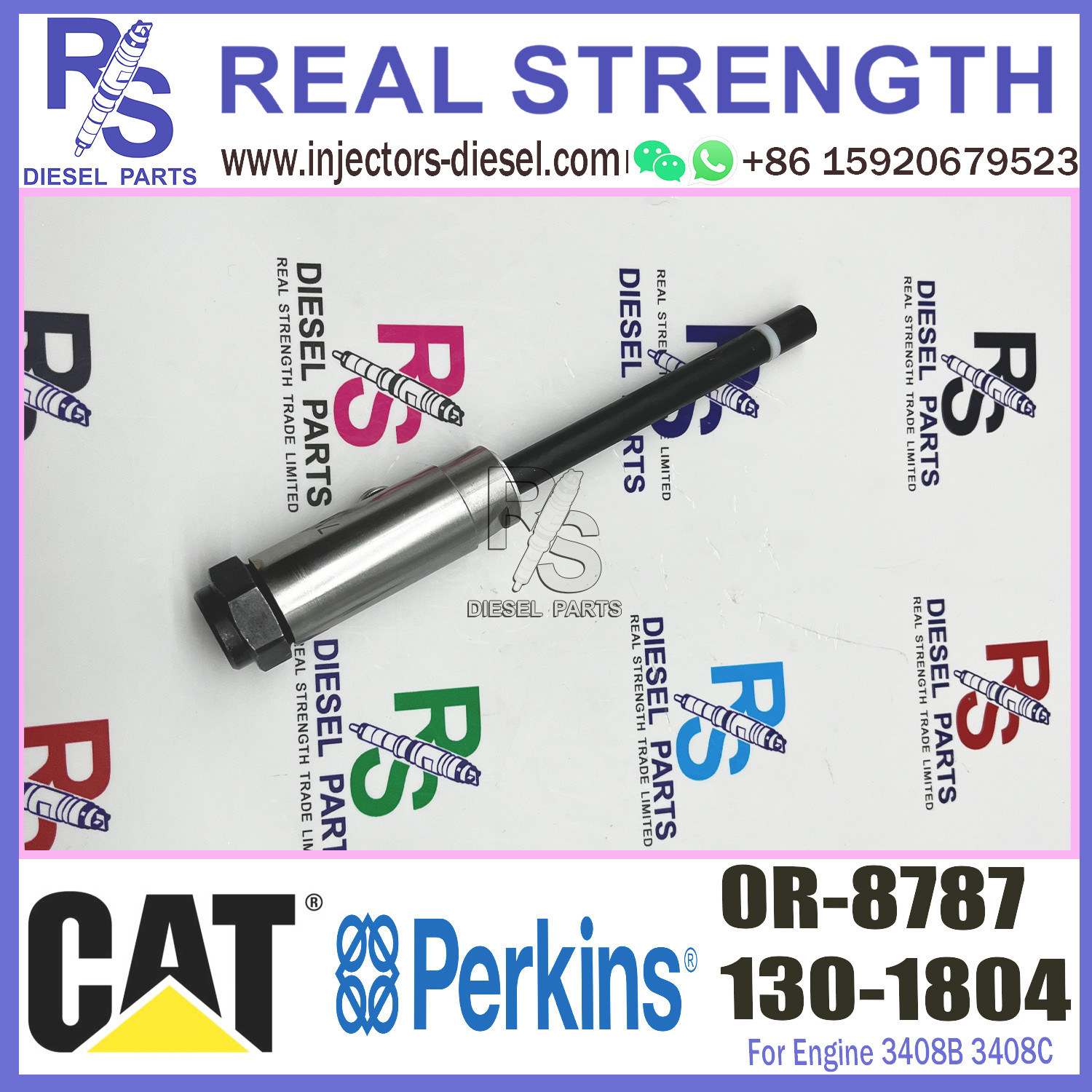3408B 3408C 3412 3412C Diesel Injector Nozzle 130-1804 1301804 0R-8787 7W7033