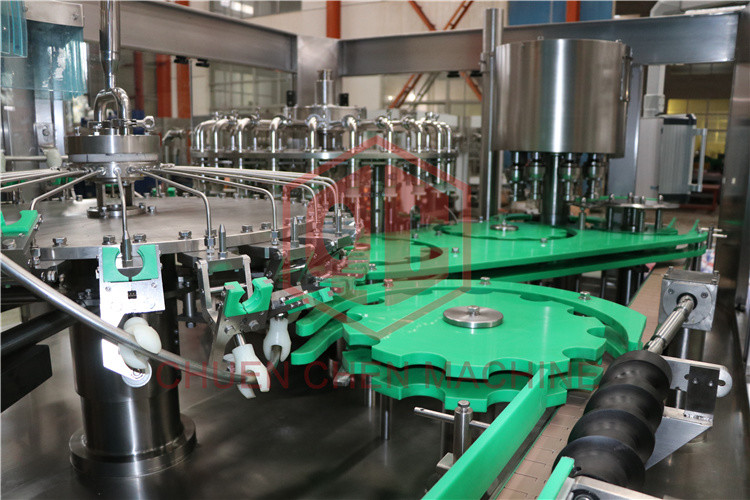 Flavor Milk Drink Glass Bottle Filling Machine Capping Labeling Packing