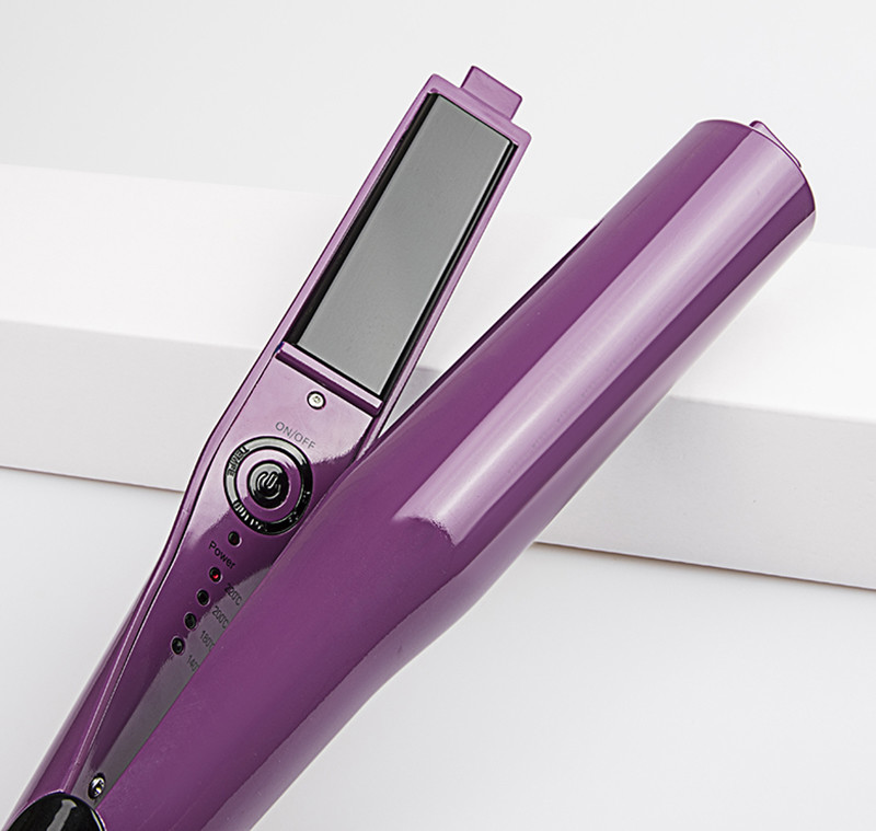 450F Anion Hair Straightener Curling Iron Twist Ceramic Tourmaline Coated