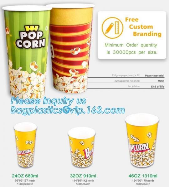 12oz 360ml 34oz 1000ml ice cream paper cup and paper lid,double pe coating single wall recycled 16oz icecream cup 500ml