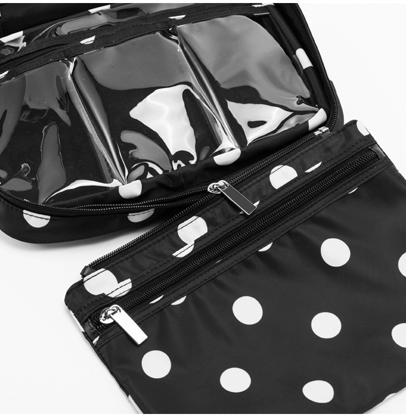 Personalised Cosmetic Polyester Hanging Toiletry Bag