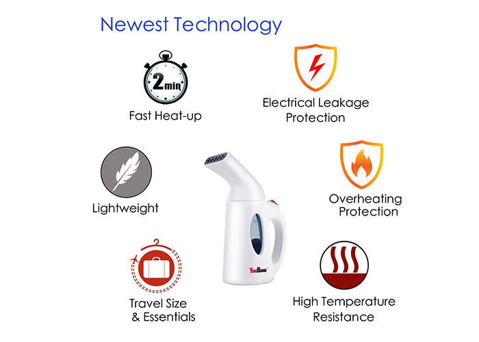 Iron Portable Garment Steamer High Temperature Resistance Overheat Protection