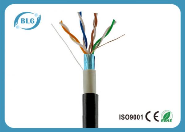 Quality Dual Jacket Cat5e Outdoor Waterproof Ethernet Cable Weatherproof Full Copper Conductor for sale