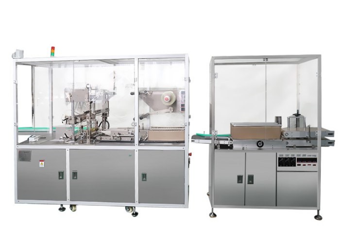 Coffee Tea Automatic Overwrapping Machine Single Wrap Cellophane Sealing With