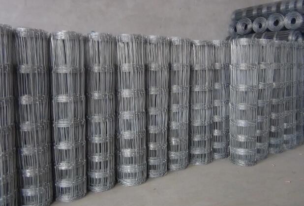 Assembled Heavy Duty Galvanized Cattle Farm Fence 0.8m Height