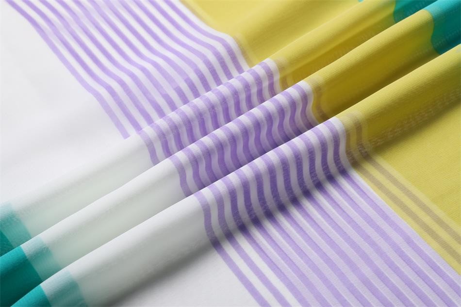 75gsm 75d Patterned Polyester Fabric 57" Poly Chiffon For Ladies' Dresses