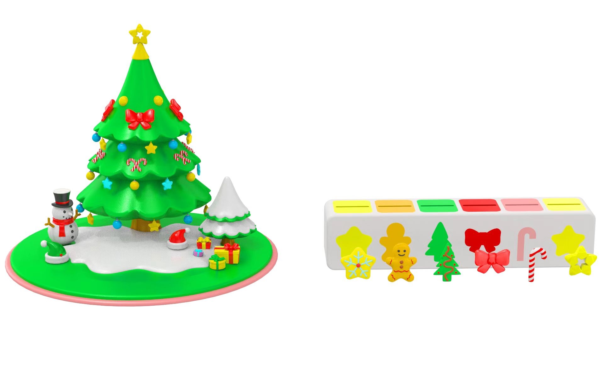 Montessori puzzle toy classification box for children early education building block puzzle