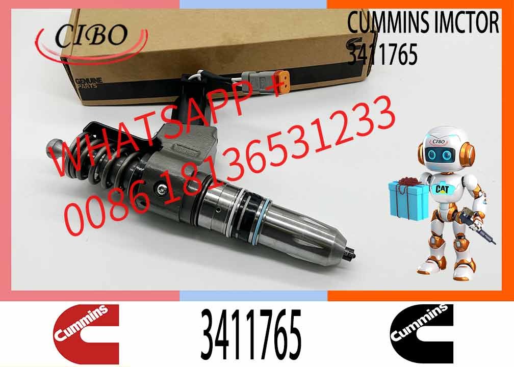 New Genuine Cummin s Fuel Injector 3411691/3411765/3411766/3411759/3087560/3087733/3083846/30950866 Cummin s N14 Engine