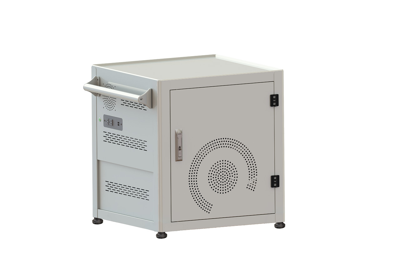 Charging Cart AC Charging DC Charging And USB Type A Type C Vault Storage IPad Charging Cabinet With Wheels
