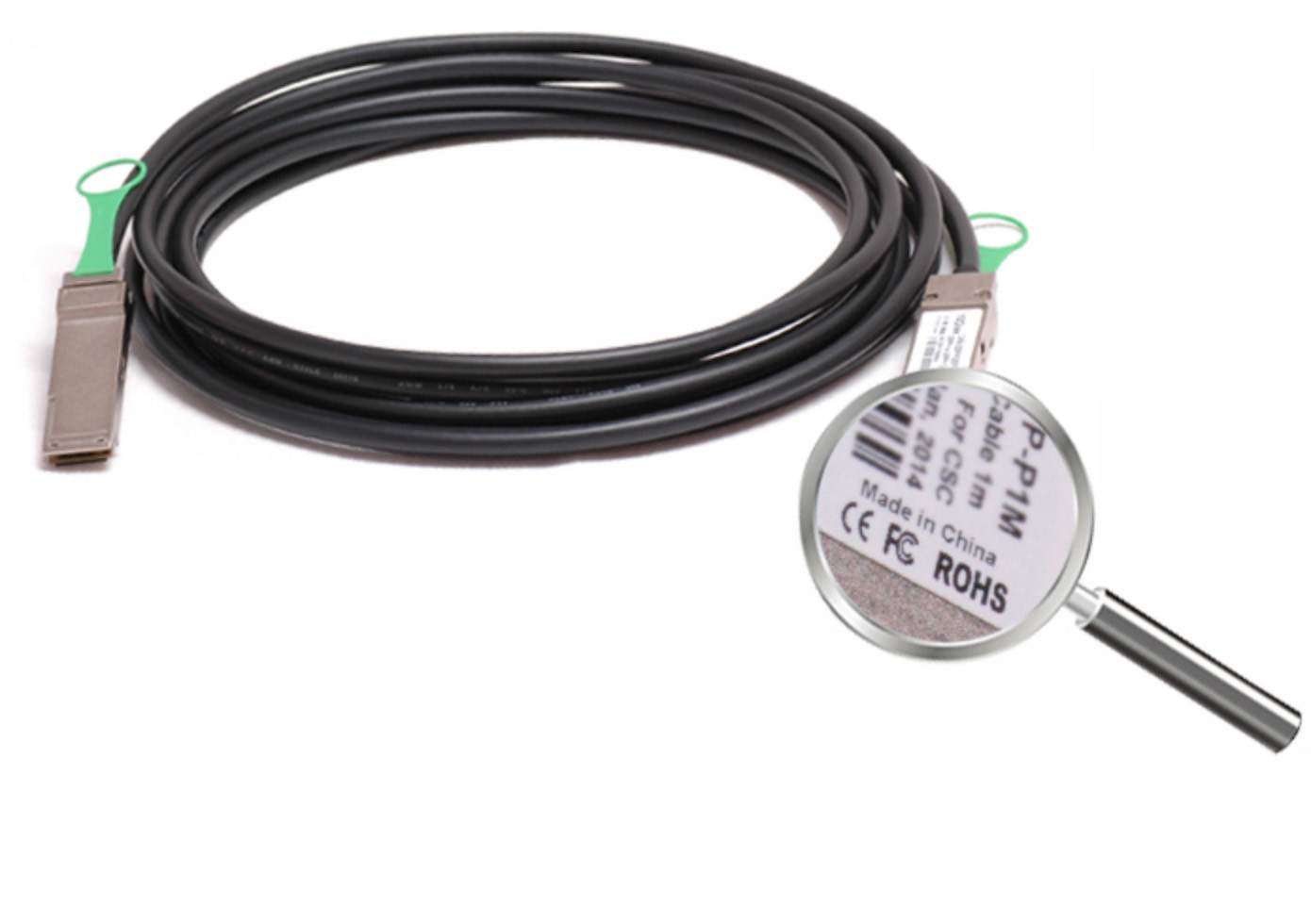 Ethernet 40G 28AWG QSFP to QSFP Cable Compatible CISCO H3C JUNIPER
