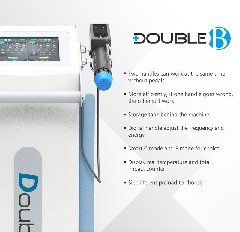 AC 110V / 240V ESWT Therapy Machine 50HZ-60HZ , 5MJ - 200MJ ED Shockwave Therapy Machine