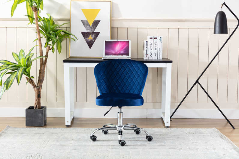 Computer Chair Task Chair Home Executive Desk Chair-Navy