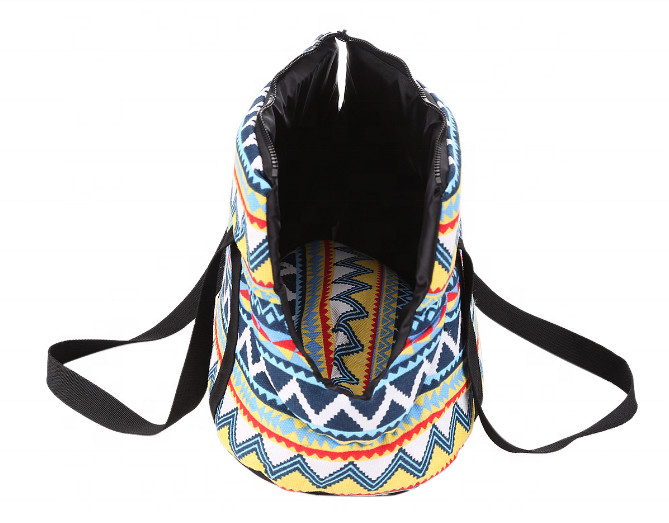 Fashionable Canvas Tote Pet Carrier Portable 2 Size Available For Pets Rest