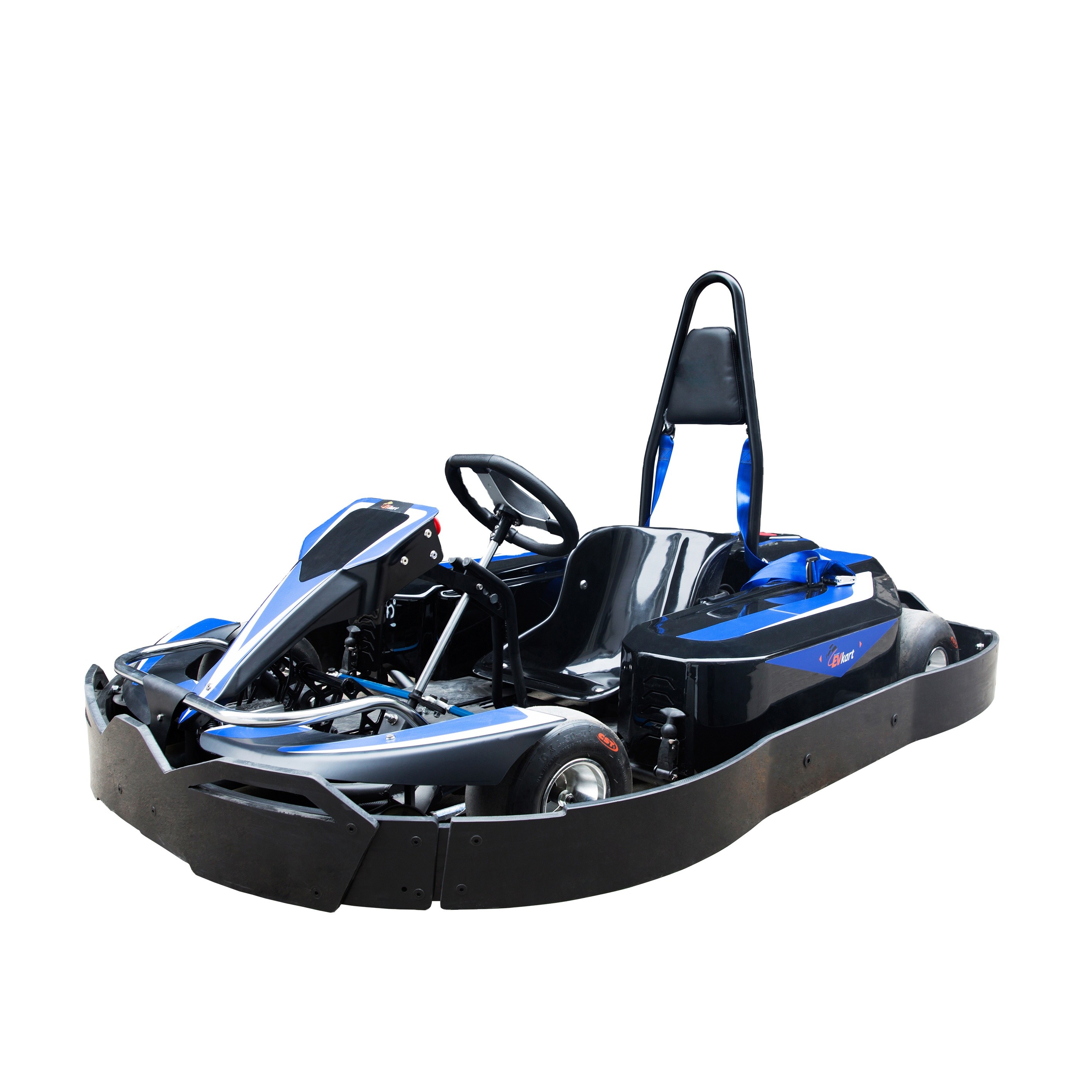 1050mm Wheelbase Competition Go Kart 30Ah*2 Battery Operated Go Kart