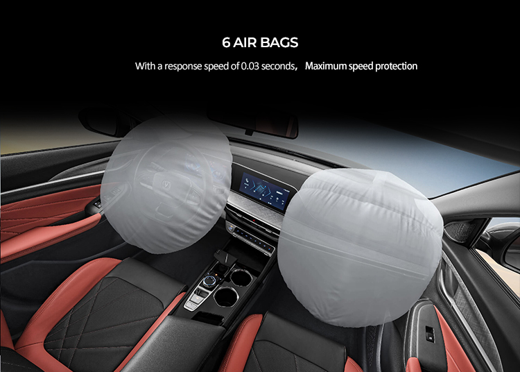 6 AIR BAGS With a response speed of 0.03 seconds,Maximum speed protection