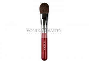 China Natural Bristle Paddle Highlight Pony Hair Makeup Brushes For Bronzer / Contour / Blush Private Label on sale