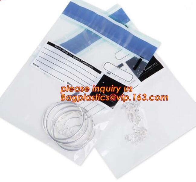 Steb Plastic Money Pe Bank Deposit Coin Security Pouch Bags With Seal For Cash Banking, Safety Cash Deposit Package Plas