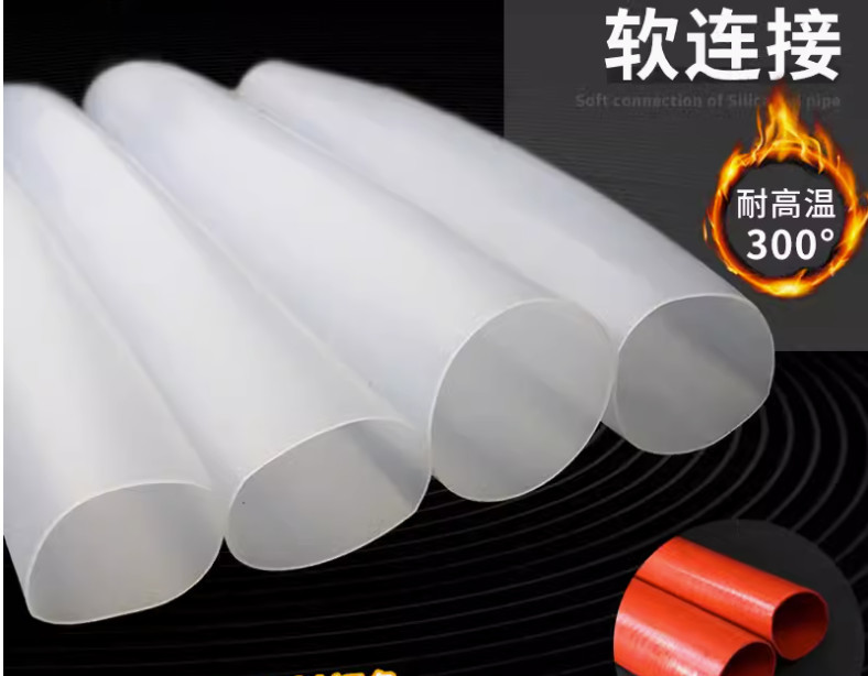 Black Customizable Silicone Tube Extrusion Oem / Odm Round
