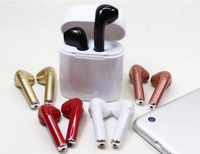 Colorful Wireless Headset I7s TWS Airpods Charging Charger Box For Phones