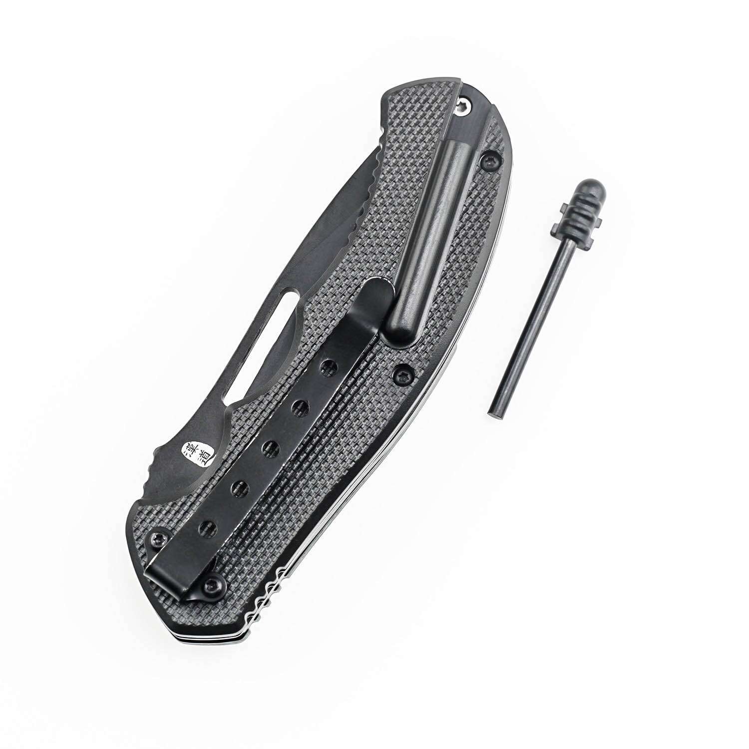 Antirust Black Polished Tactics Dagger Self Defense SAS With Suspended Hook