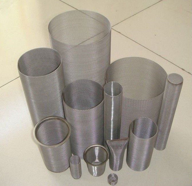 304 Stainless Steel Wire Mesh Filter Tube customized 3MM Thickness