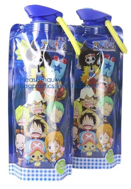 Custom Reusable Juice Food Packaging Plastic Bag Alcohol Drink Wine Spout Pouch Bag,liquid spout pouch/wine drink juice