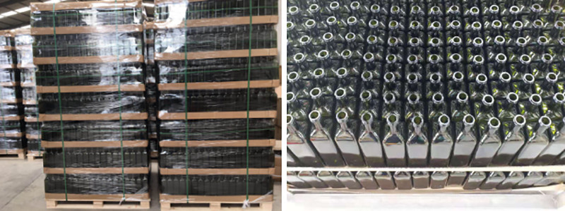 Custom Glass Olive Oil Bottle Olive Oil Storage Containers Anti Thermal Shock