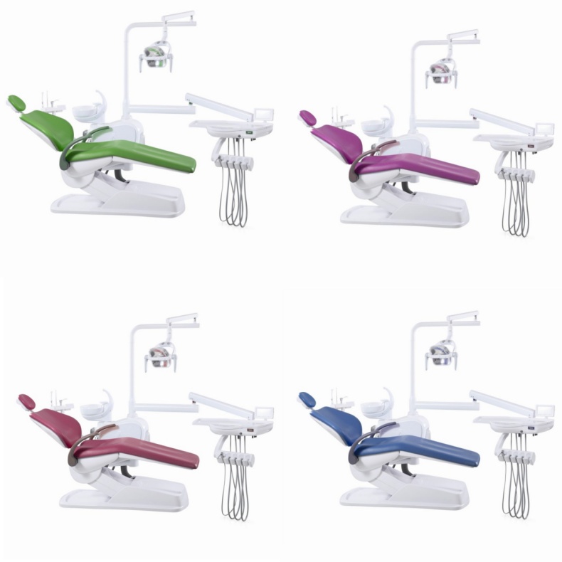 Foshan Factory Integral Dental Unit CE Approved Custom PU Leather Modern Dental Chair