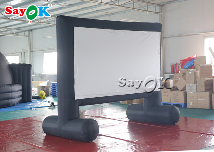 Inflatable Backyard Movie Screen Theme Parks 3m × 2.55mH Inflatable Outdoor Movie Screen