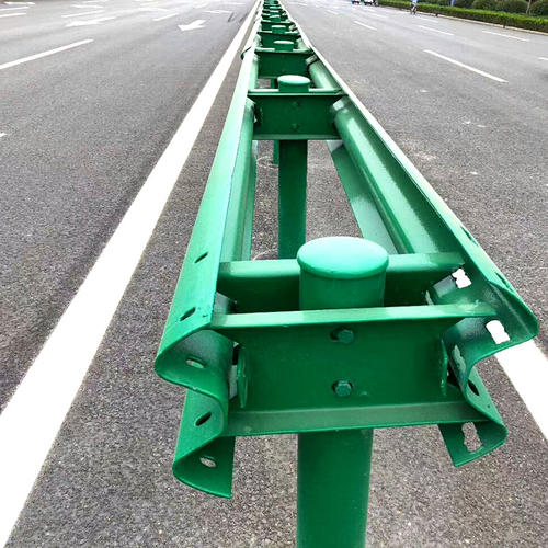 Outdoor Security W-beam Thermal Spray Highway Guardrail Bracket with W-beam Design