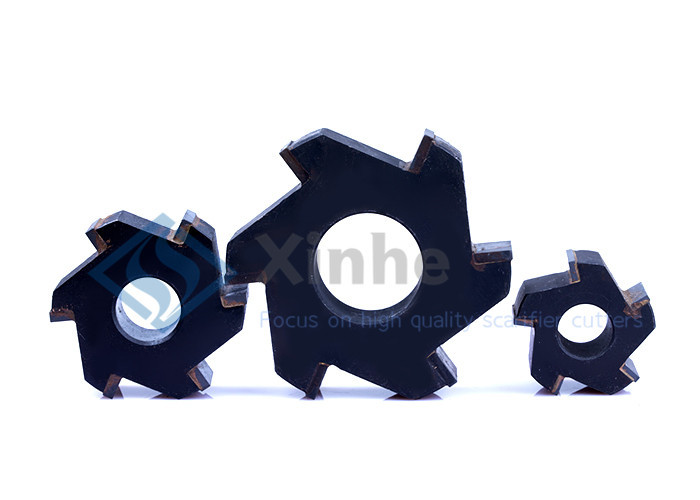 5 Teeth Concrete Milling Cutters Miller , Tungsten Carbide Scarifier Cutter