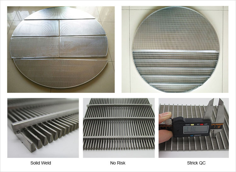 Customized 99% Wedge Wire False Bottom Screen For Wine Making