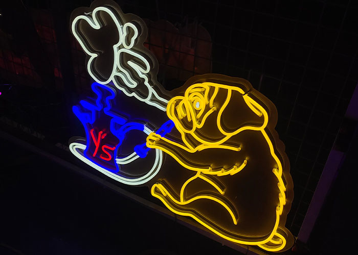 Snoopy dog Custom Made Neon Signs Handmade neon lighing tube board