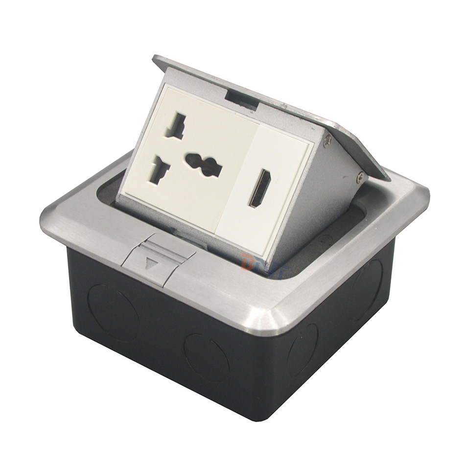 BNT multimedia pop up floor mounted electrical socket box