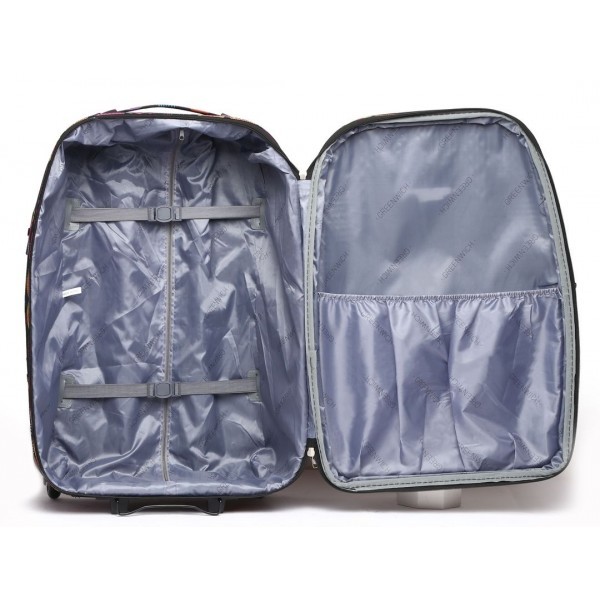 Colorful 170T Polyester Lining EVA Expandable Luggage