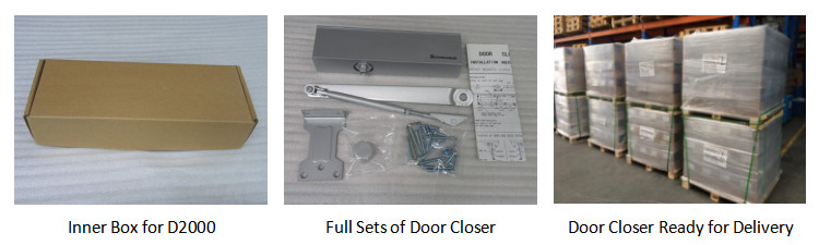 Medium Duty Commercial Eurospec Door Closer CE Listed 180 Degree Open Angle