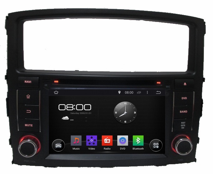 Ouchuangbo Indash Car GPS Navi Stereo System for Mitsubishi Pajero V97 /V93 2006-2011 Android 4.4 DVD Radio OCB-7059D