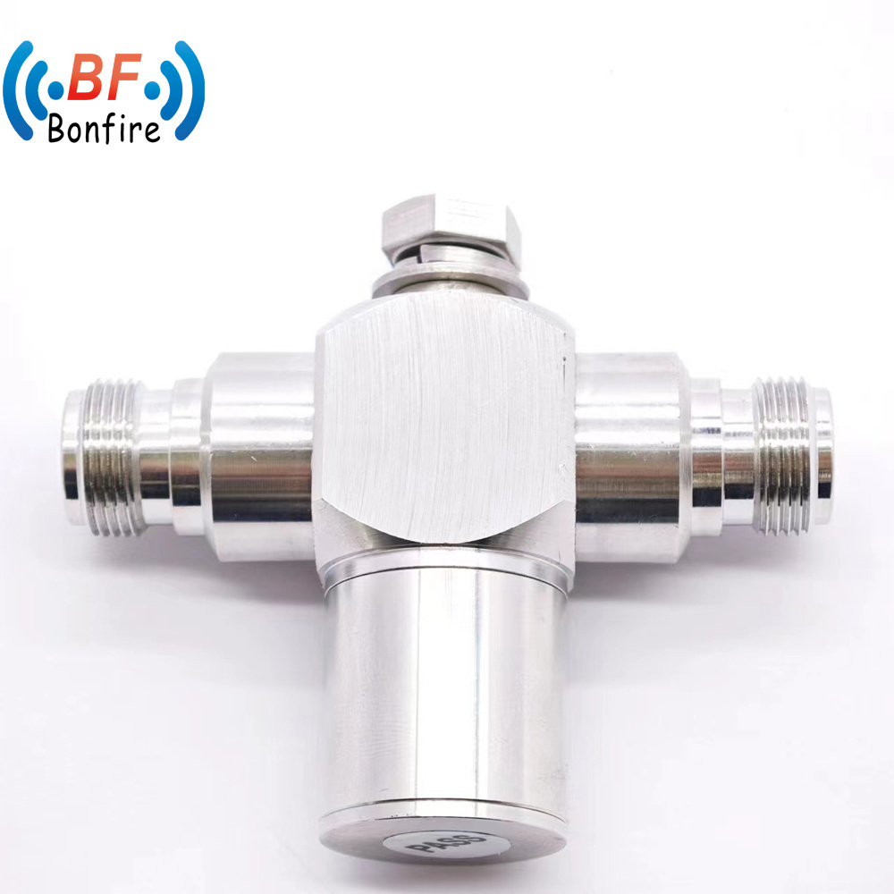 N to SMA Lightning Surge Protector 3GHz N Jack Bulkhead to Female RF SMA Connector Coaxial RF Connector Lightning Arrester