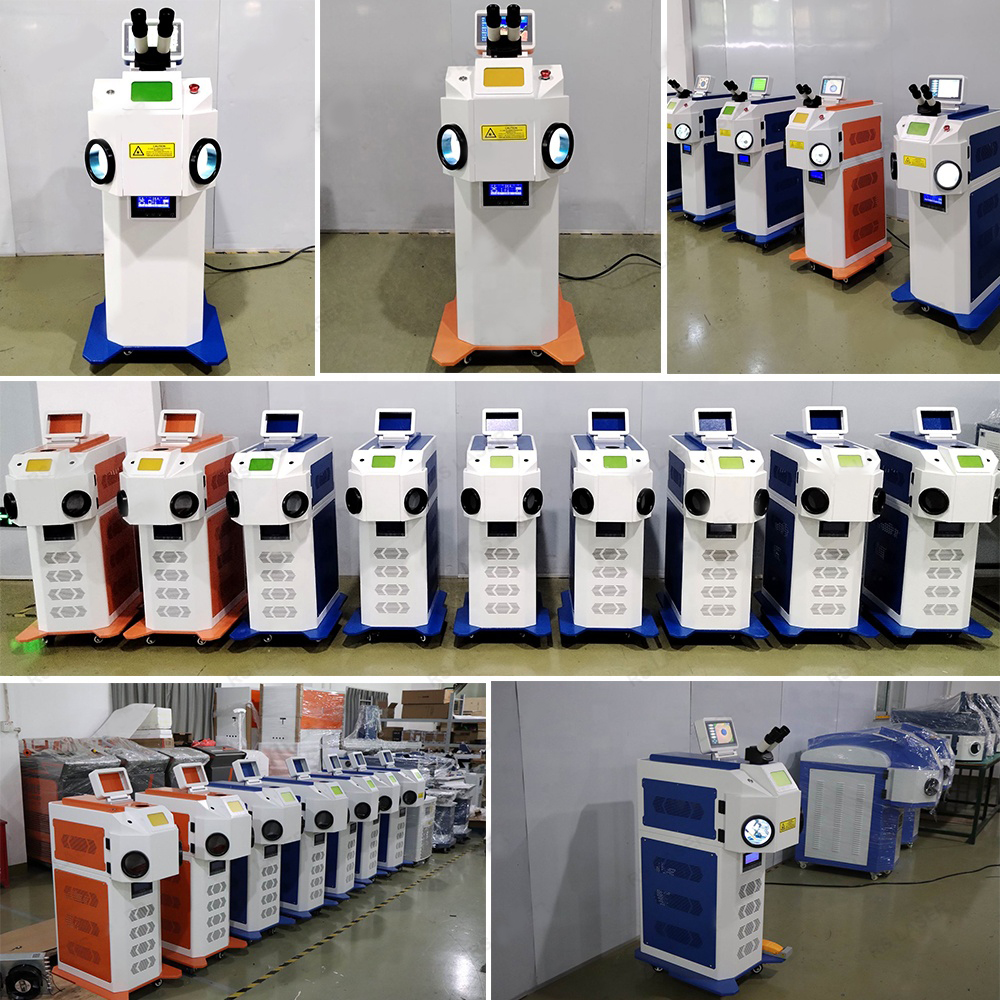 Adjustable Wavelength 2024 200w Gold Silver Jewelry Laser Welding Machine for Dental and Jewelry Spot Welding