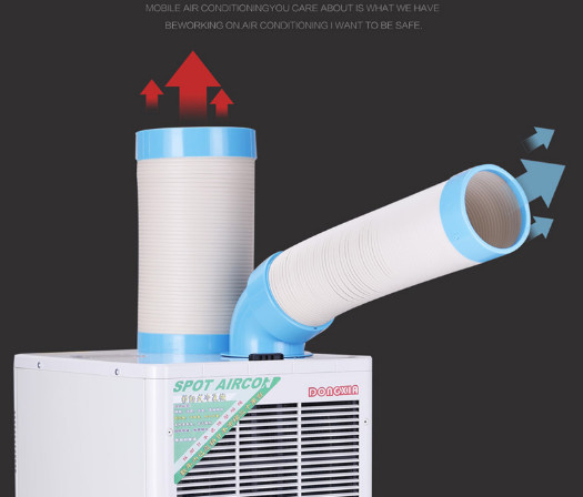 Light Weight Industrial Mobile Air Conditioner With All Steel Housing